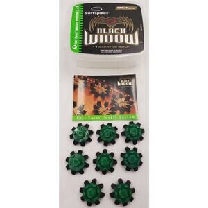 Black Widow Fast Twist Softspikes Golf Cleat Inserts Set of 8 + 8 Other